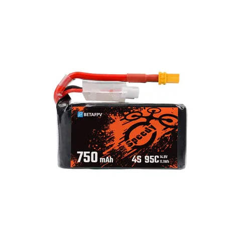 Betafpv 750mAh 4S 95C XT30 Lipo Battery (1pc) [DG]