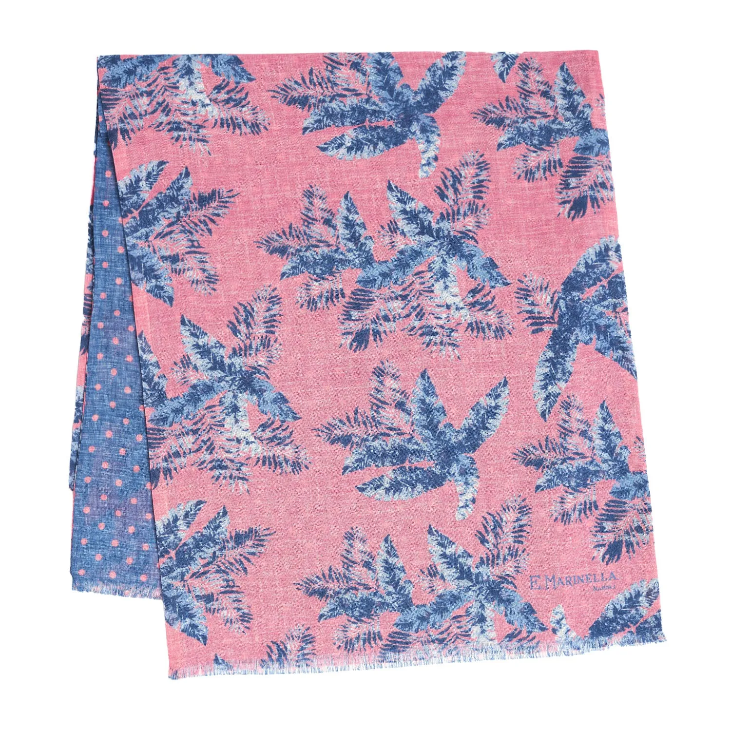 BLUE AND PINK SCARF