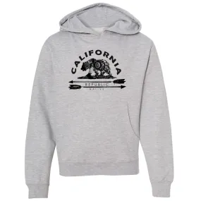 California Arrow Bear Premium Youth Sweatshirt Hoodie