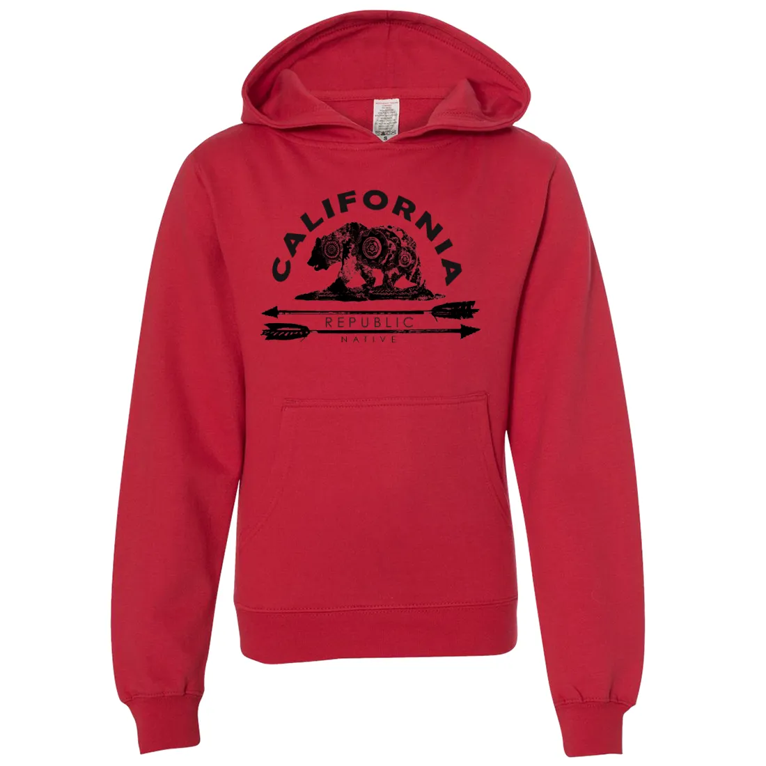 California Arrow Bear Premium Youth Sweatshirt Hoodie