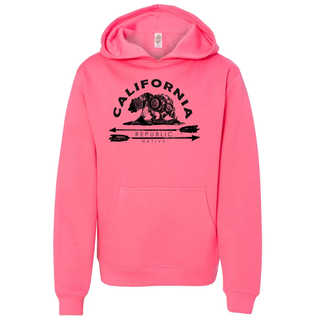 California Arrow Bear Premium Youth Sweatshirt Hoodie