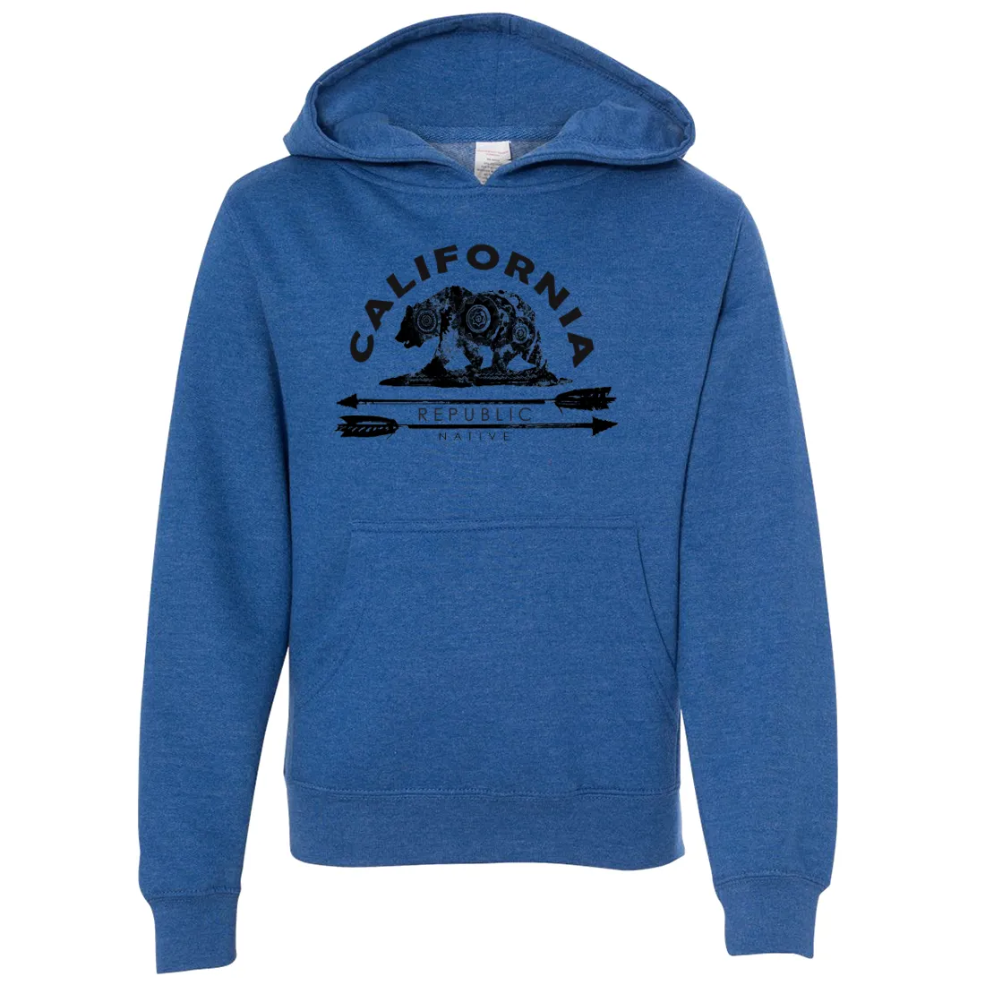 California Arrow Bear Premium Youth Sweatshirt Hoodie