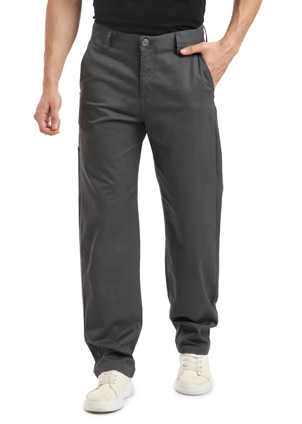 Charcoal Gray Carpenter Pants