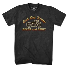 Chowdaheadz - Get On Your Bikes And Ride T-Shirt Large