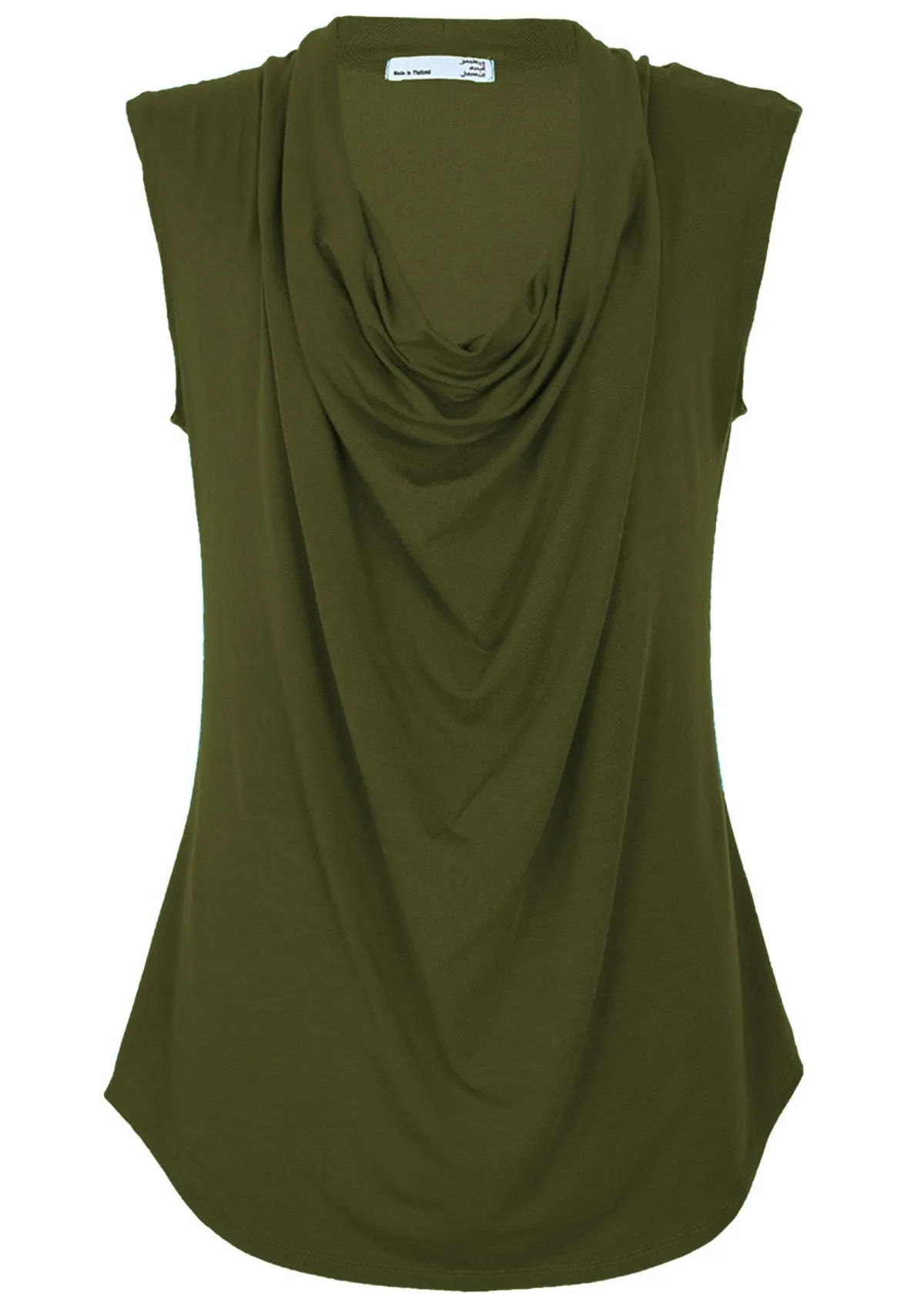 Cowl Neck Top Olive