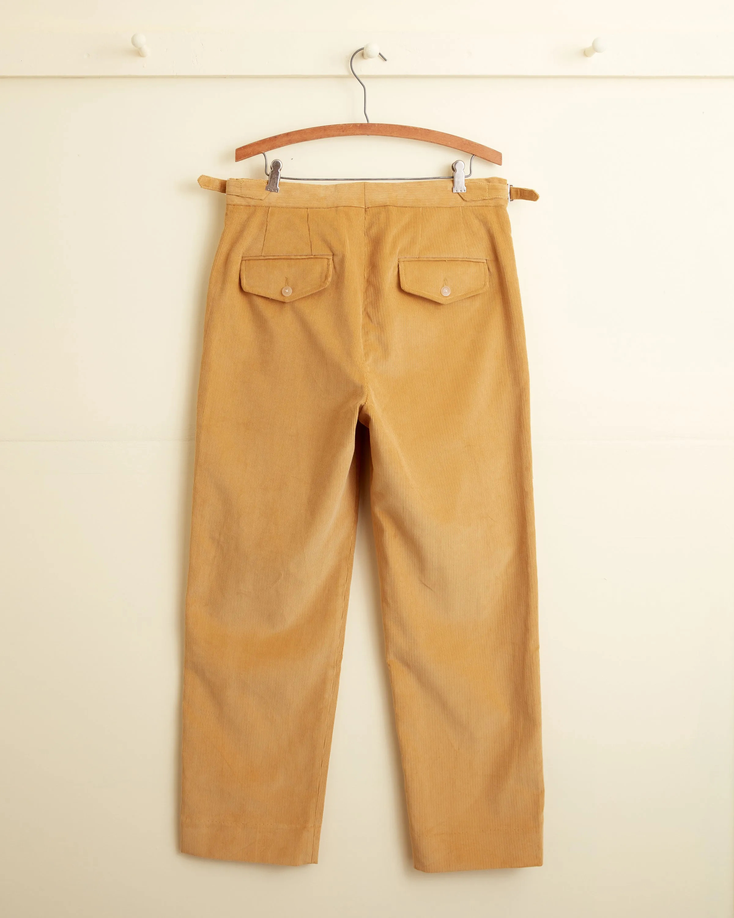 Custom Senior Cord Side-Buckle Trousers