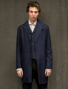 IMMORTAL Hawthorn Lightweight Microdot Woollen Frock Coat