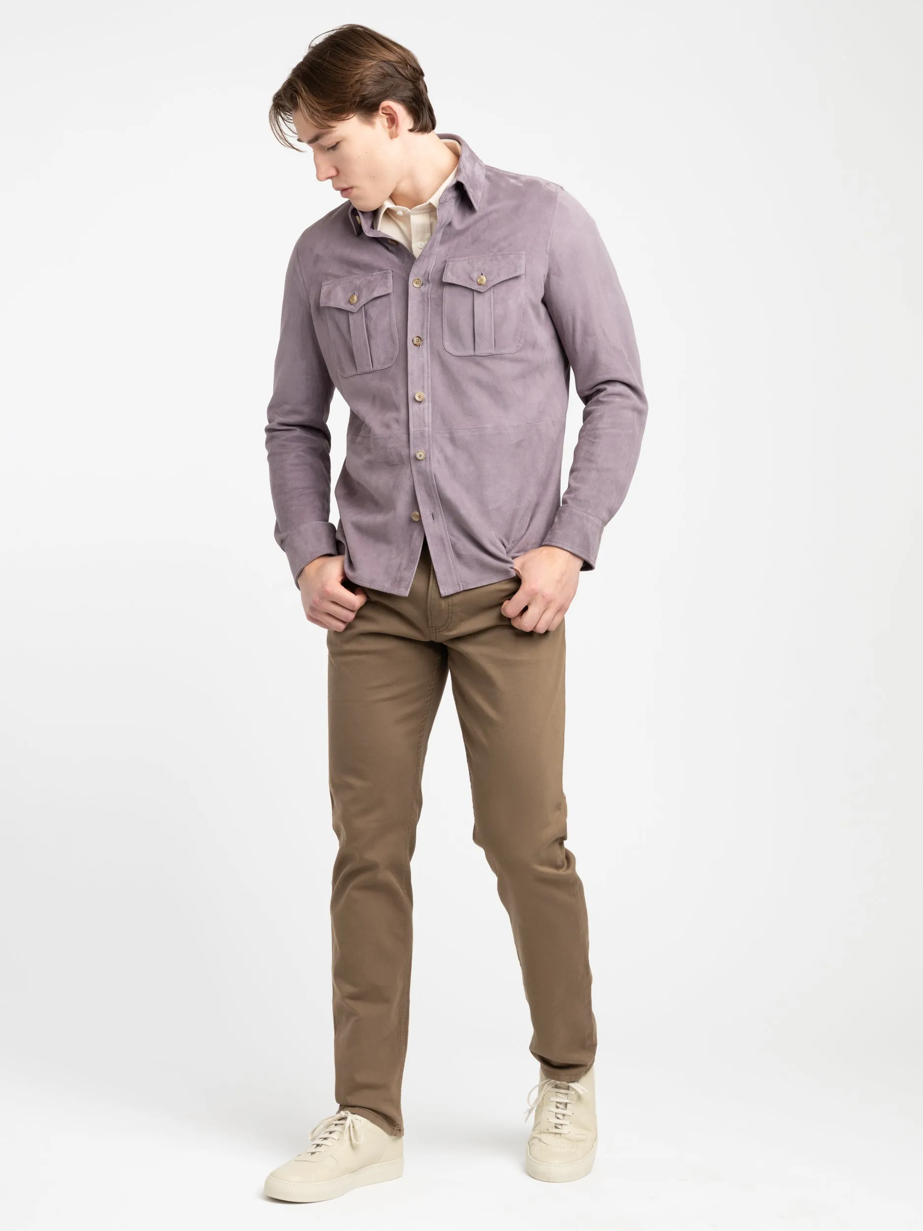 Khaki Straight Fit Chino Pants