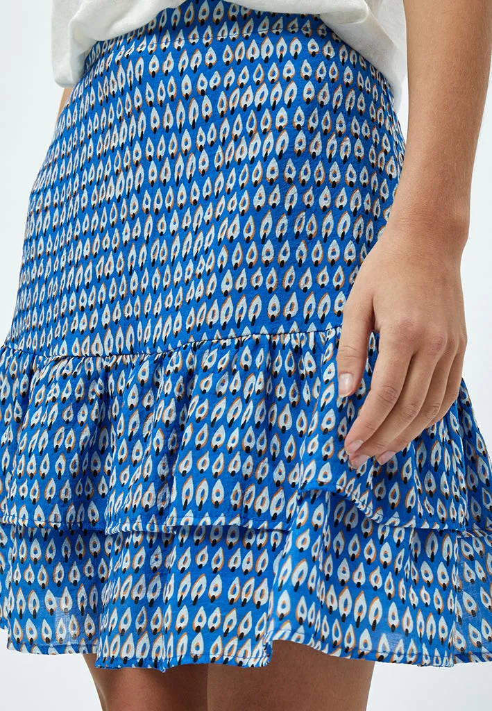 Marika Skirt - Marina Blue Print