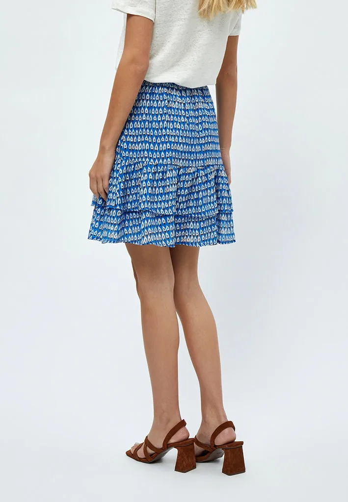 Marika Skirt - Marina Blue Print