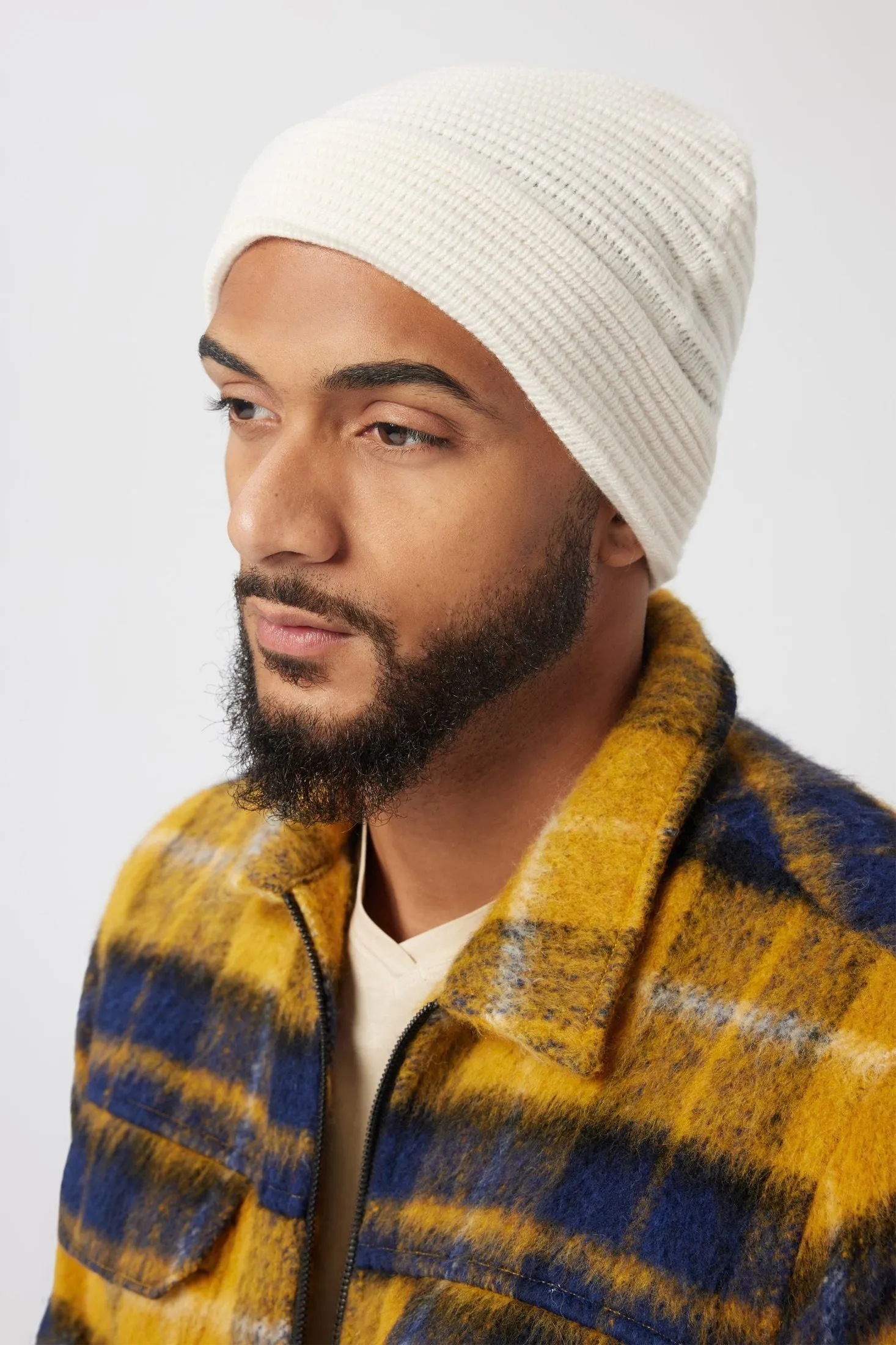 Ottoman Rib Beanie | Wool & Cashmere