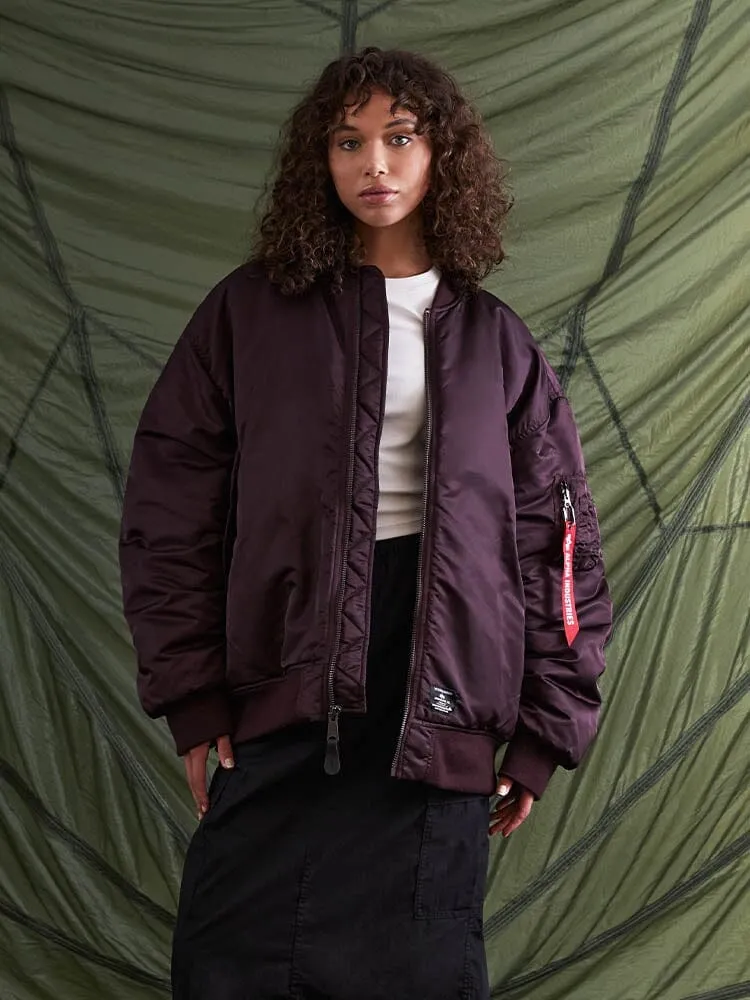 OVERSIZED MA-1 MOD BOMBER JACKET W (SEASONAL)