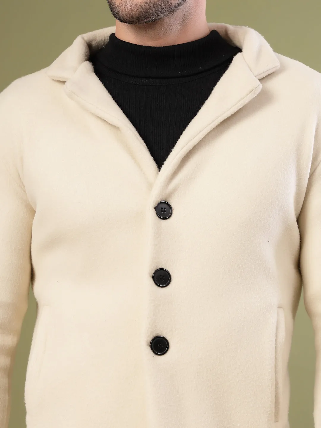 Polar Fleece Lapel Coat