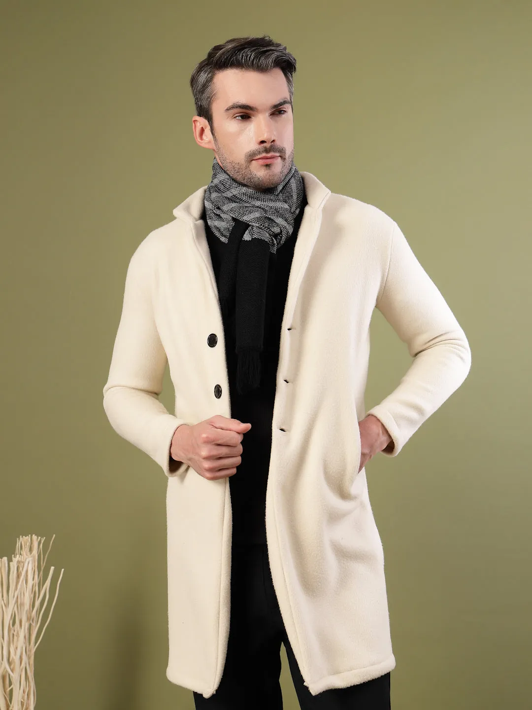 Polar Fleece Lapel Coat