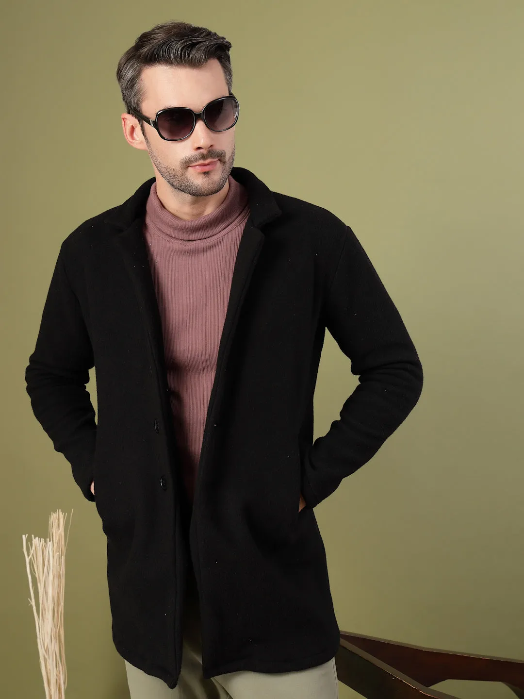 Polar Fleece Lapel Coat