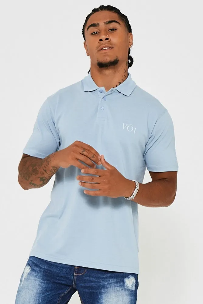 Rex Polo Shirt - Ice Blue