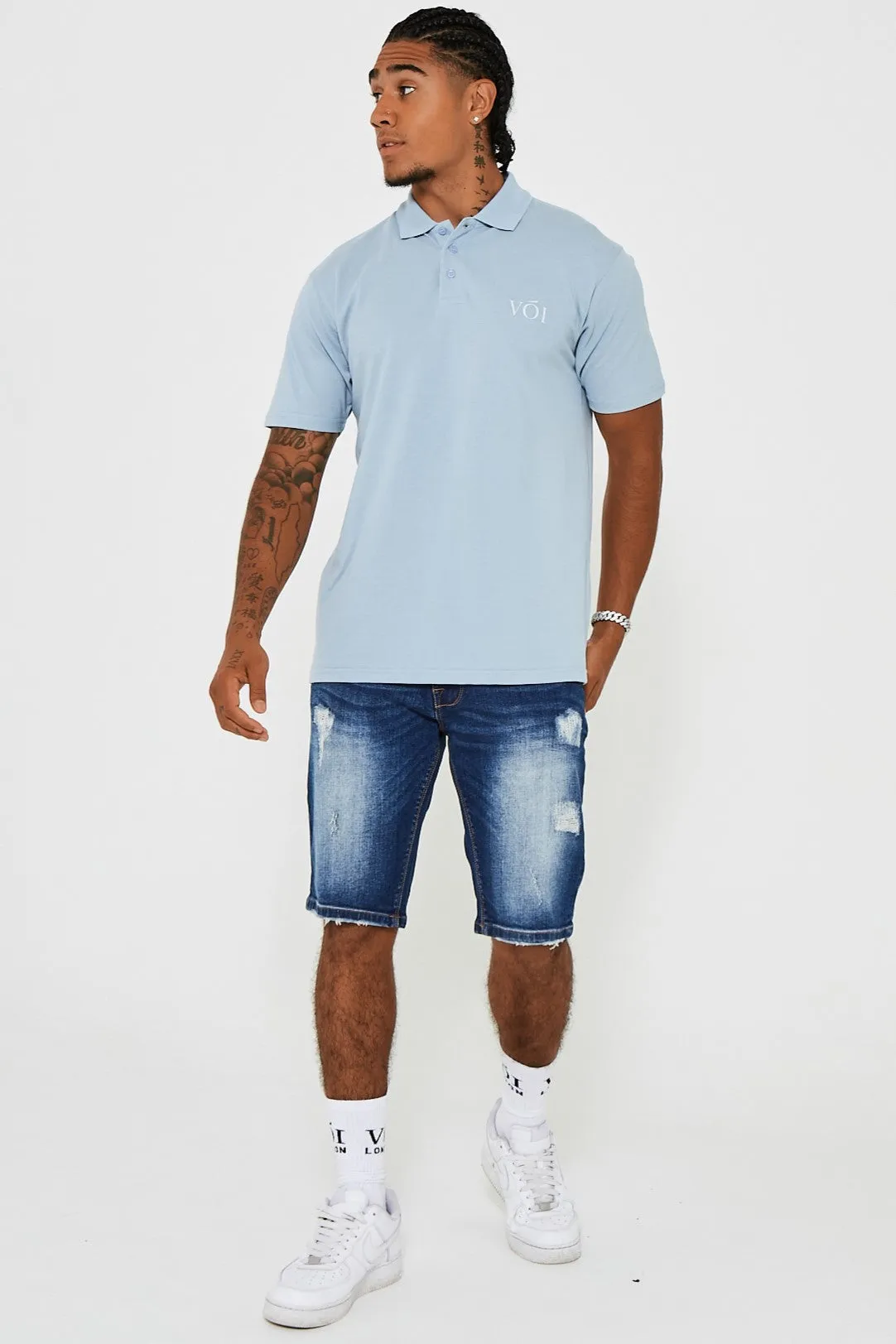 Rex Polo Shirt - Ice Blue