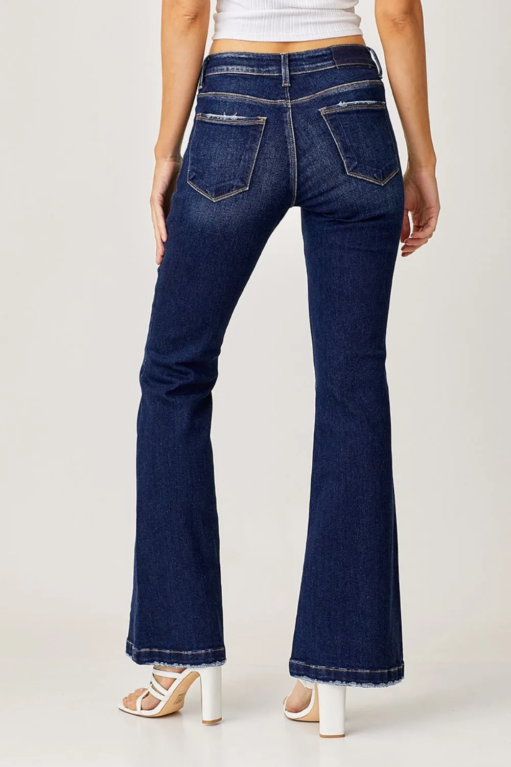 RISEN  Low Rise Flare Jeans