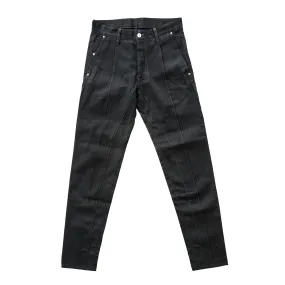 Robot-Boro Denim Slacks - Black