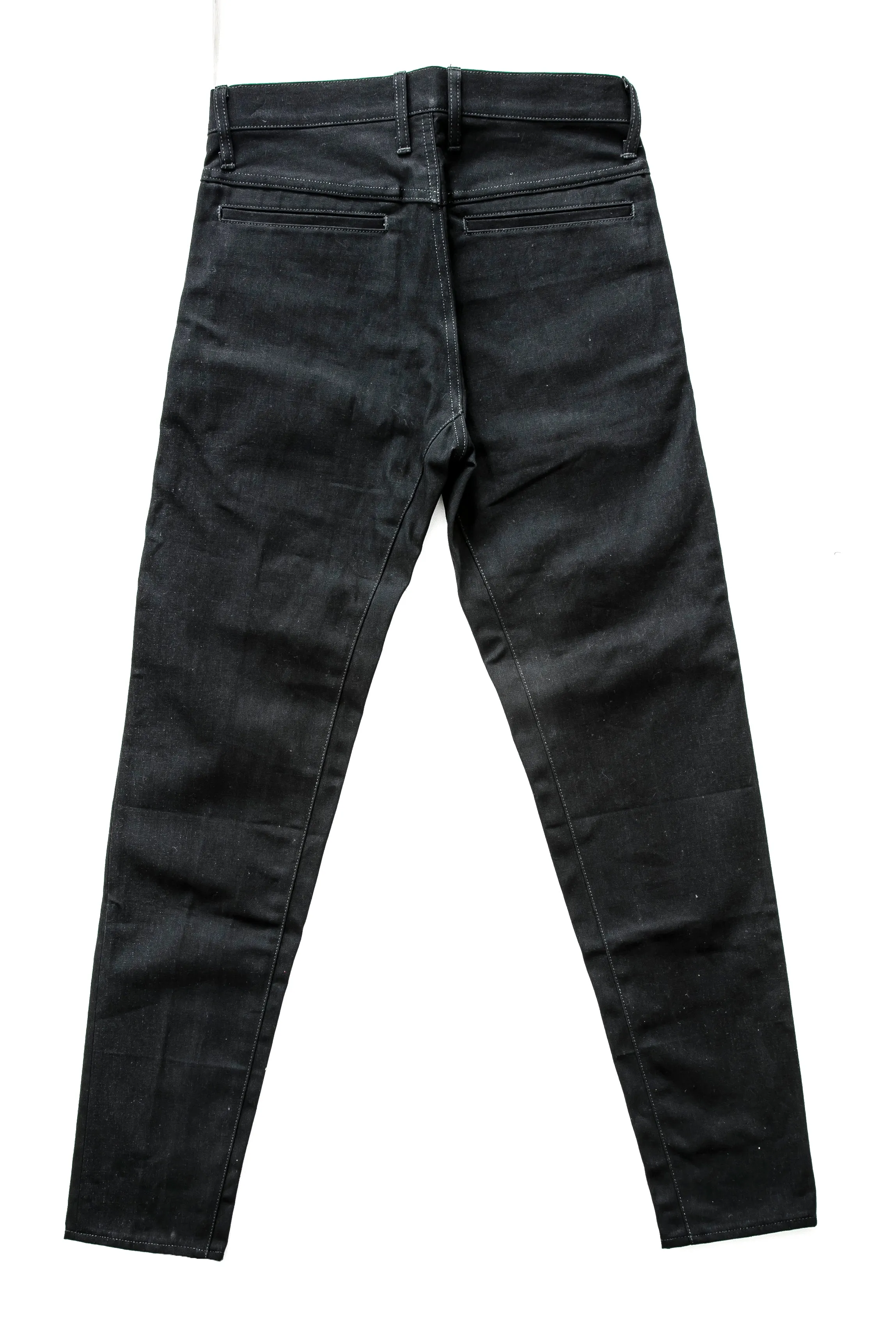 Robot-Boro Denim Slacks - Black