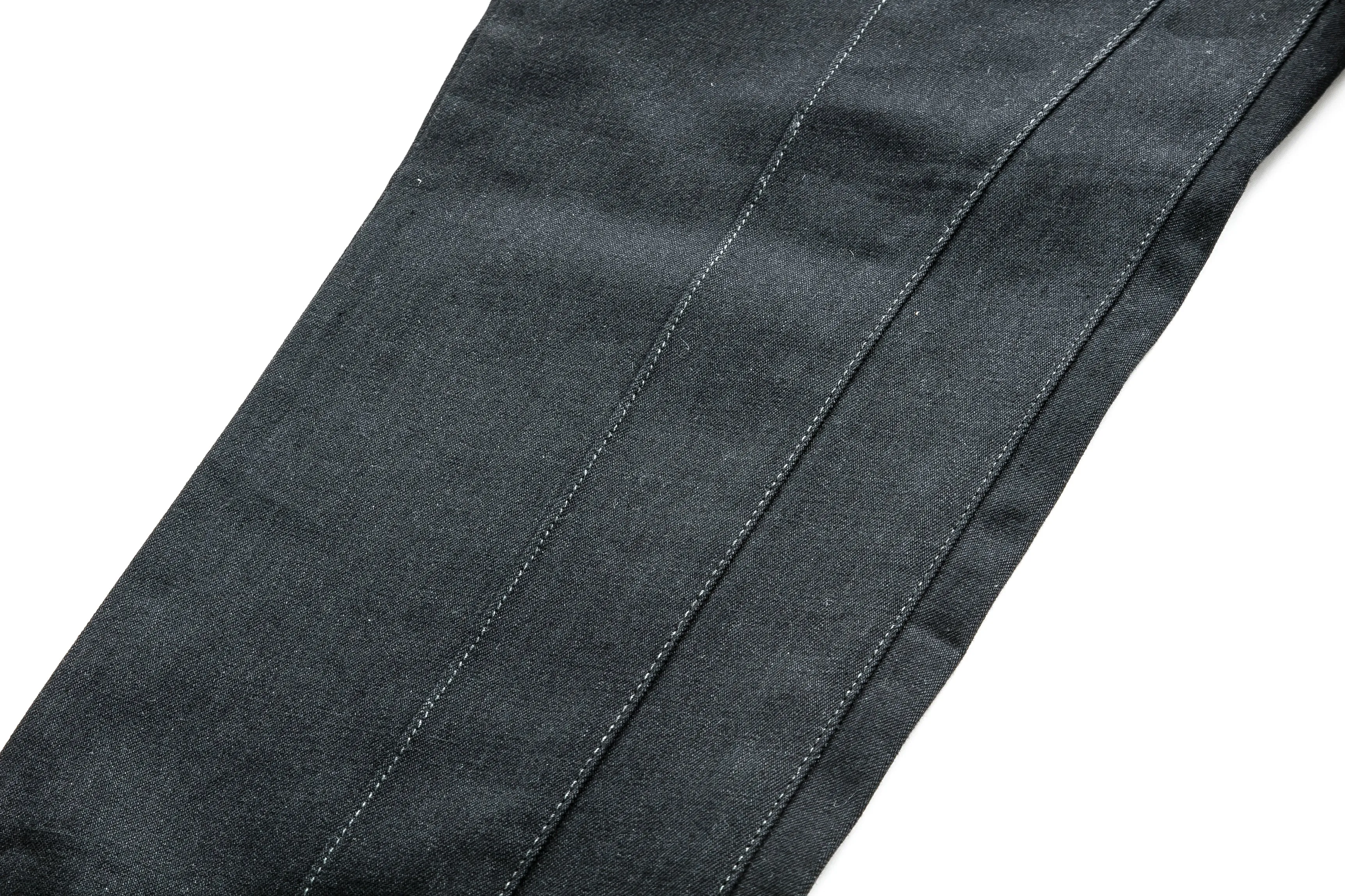 Robot-Boro Denim Slacks - Black