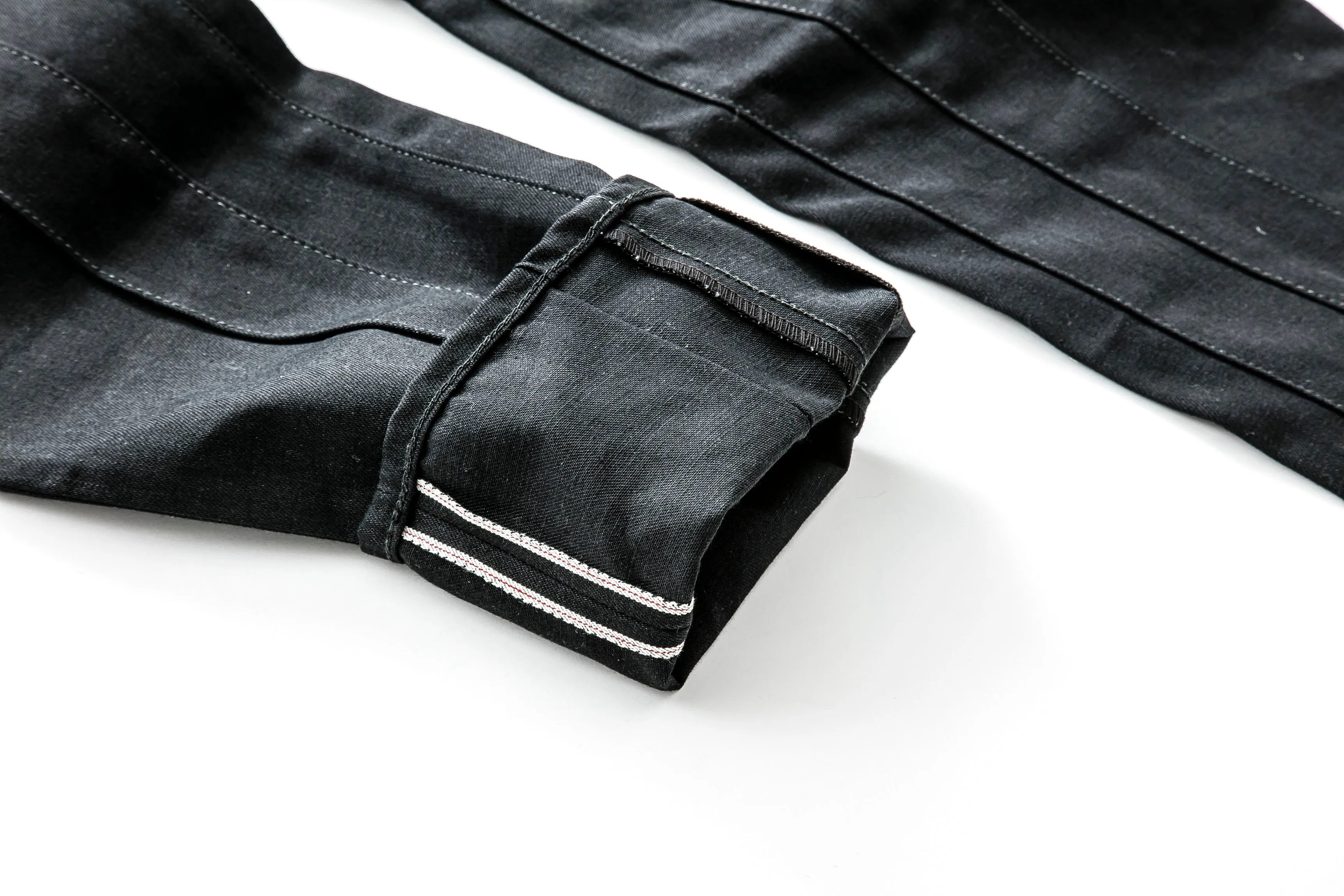 Robot-Boro Denim Slacks - Black