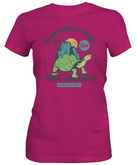 Slow and Steady Wins Turtle Ladies T-Shirts