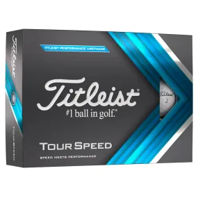 Titleist Tour Speed Golf Balls 12 Pack - White